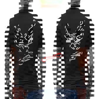 ねぶた 祭 まつり【Nebuta 顔】青森 お祭り 和柄 衣装 大祭 面白い デザイン 夏 メンズTシャツ バックプリント - Kawaiitshirt