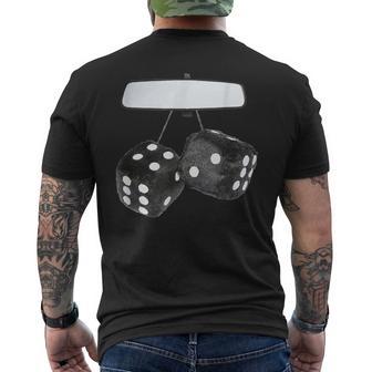 ふわふわサイコロtシャツ メンズTシャツ バックプリント - Kawaiitshirt