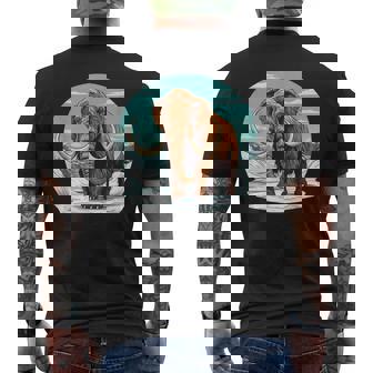 アイスエイジマンモス メンズTシャツ バックプリント - Kawaiitshirt