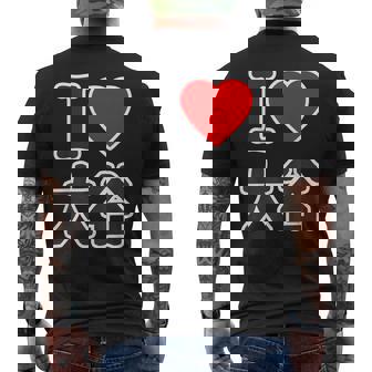 アイラブ・大谷（I Love ハート）ビッグ Big ファン グッズ 面白 メンズTシャツ バックプリント - Kawaiitshirt