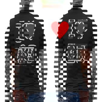 アイラブ・盛岡（I Love ハート）【47都道府県】Jimo-T ジモティ 地元愛 旅行 お土産 観光 メンズTシャツ バックプリント - Kawaiitshirt