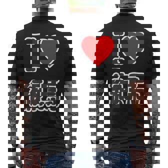 アイラブ・練馬（I Love ハート）練馬区 ビッグ 大きな文字【23区】ジモtティ 地元愛 面白い メンズTシャツ バックプリント - Kawaiitshirt