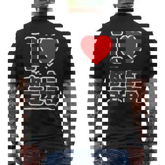 アイラブ・豊島（I Love ハート）豊島区 ビッグ 大きな文字【23区・東京都】ジモtティ 地元愛 面白い メンズTシャツ バックプリント - Kawaiitshirt