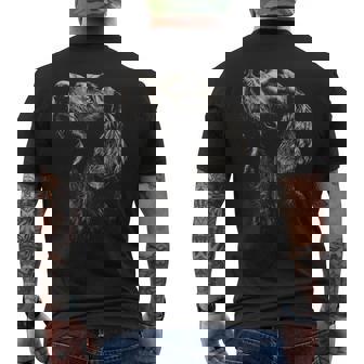 アイリッシュセッター犬モチーフペットアートワーク アイリッシュセッター メンズTシャツ バックプリント - Kawaiitshirt