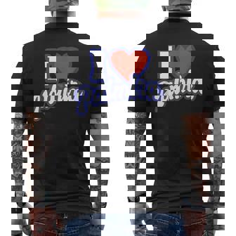 アイ・ラブ・パルミラ メンズTシャツ バックプリント - Kawaiitshirt