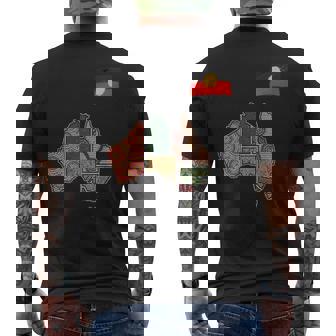 アボリジニ・アート・オーストラリア メンズTシャツ バックプリント - Kawaiitshirt