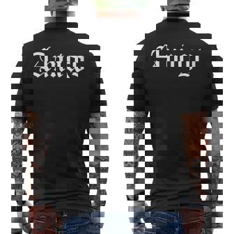 アミーゴ スペインの友人 Og ギャングスター 古英語 メンズTシャツ バックプリント - Kawaiitshirt