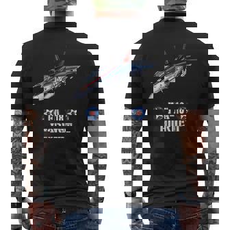 アメリカのf-18ホーネット戦闘機 メンズTシャツ バックプリント - Kawaiitshirt