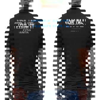 アルゼンチン アルゼンチン国旗 メンズ レディース Camisa Té Yerba Mate メンズTシャツ バックプリント - Kawaiitshirt