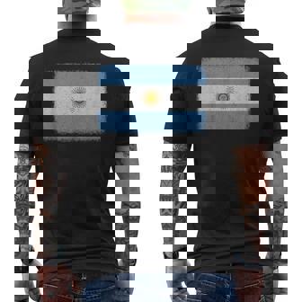 アルゼンチン国旗グラフィック メンズ レディース キッズ メンズTシャツ バックプリント - Kawaiitshirt