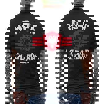 アルバニア アルバニア国旗 長袖tシャツ メンズTシャツ バックプリント - Kawaiitshirt