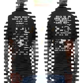 アルパカ ファンキーパー おもしろアルパカ 長袖tシャツ メンズTシャツ バックプリント - Kawaiitshirt