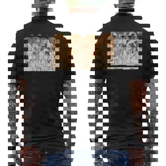 アルフォンス・マリア・ミュシャの季節 長袖tシャツ メンズTシャツ バックプリント - Kawaiitshirt