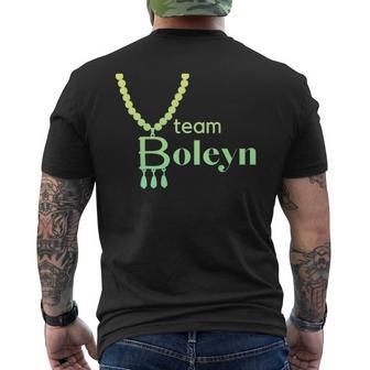 アン・ブーリン B ネックレス チーム ブーリン ヘンリー8世の6人の妻 メンズTシャツ バックプリント - Kawaiitshirt