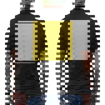 イエロースクエア メンズTシャツ バックプリント - Kawaiitshirt