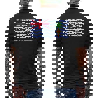 イギリス領インド洋地域の国旗 メンズTシャツ バックプリント - Kawaiitshirt