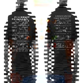 イタリアンブレインロット2面 メンズTシャツ バックプリント - Kawaiitshirt