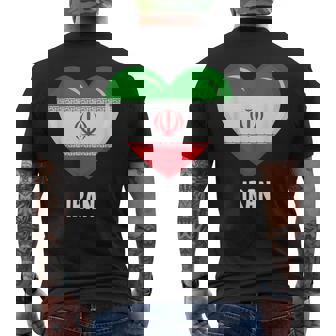 イラン国旗シャツ メンズTシャツ バックプリント - Kawaiitshirt