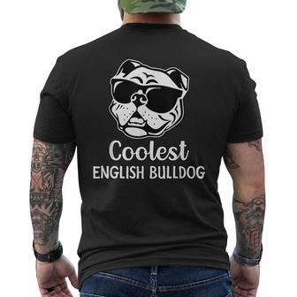イングリッシュ・ブルドック・ドッグ・ファニー・セイリング メンズTシャツ バックプリント - Kawaiitshirt