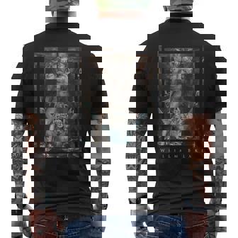 ウィリアム・ブレイク 赤い竜と海から来た獣 William Blake Red Dragon Beastea メンズTシャツ バックプリント - Kawaiitshirt