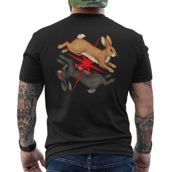 ウォーターシップ ダウン ウサギ テリアン Furrygoblincore Whimsigoth メンズTシャツ バックプリント - Kawaiitshirt