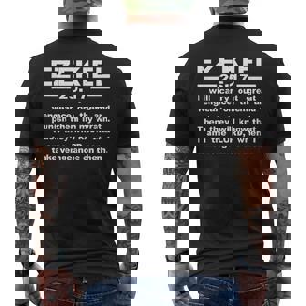 エゼキエル書第25章17節 長袖tシャツ メンズTシャツ バックプリント - Kawaiitshirt