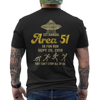 エリア51 エイリアン メンズTシャツ バックプリント - Kawaiitshirt