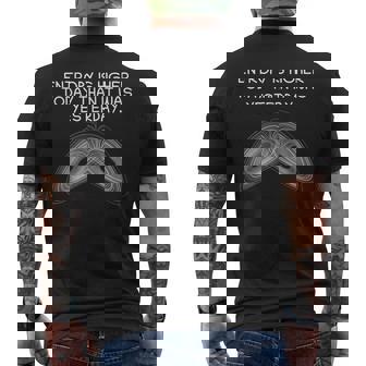 エントロピー熱力学物理学教師学生科学ギフト メンズTシャツ バックプリント - Kawaiitshirt