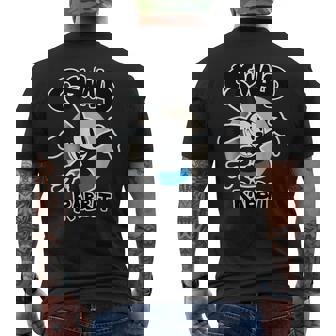 オズワルドラビット ヴィンテージ 漫画 バニー メンズTシャツ バックプリント - Kawaiitshirt