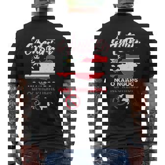 オーストリアのカンガルーなし オーストリアのカンガルーなし 長袖tシャツ メンズTシャツ バックプリント - Kawaiitshirt