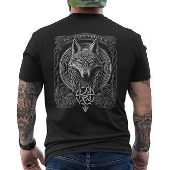 オーディンの鴉 ノースマン ヴァルハラ 北欧神話 メンズTシャツ バックプリント - Kawaiitshirt