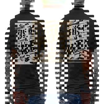 カスタム 理髪師ジャケット 理髪用品 理髪ツール 理髪師 メンズTシャツ バックプリント - Kawaiitshirt