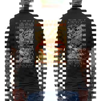 カニと引き換えに人間性を捨てる メンズTシャツ バックプリント - Kawaiitshirt