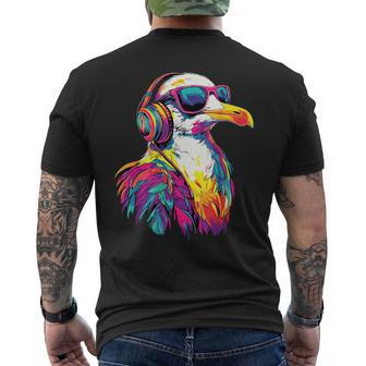 カモメ ビーチ 海 北海 バルト海 カモメ カモメ メンズTシャツ バックプリント - Kawaiitshirt