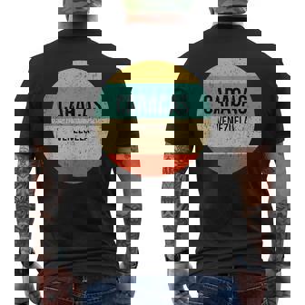 カラカス ベネズエラ メンズTシャツ バックプリント - Kawaiitshirt