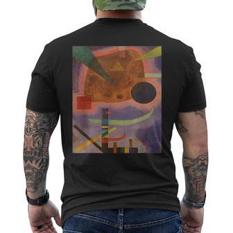 カンディンスキーによる3つの要素 メンズTシャツ バックプリント - Kawaiitshirt