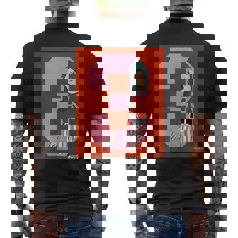 ガッチャマン ユニフォームデザインa-3 メンズTシャツ バックプリント - Kawaiitshirt