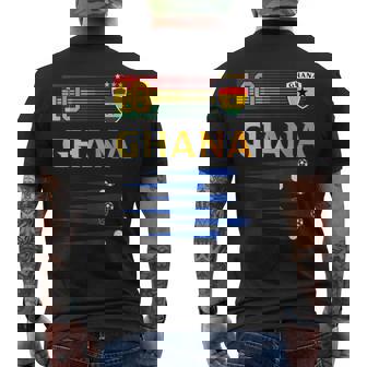 ガーナ サッカージャージ ガーナ国旗 サッカー愛好家 メンズTシャツ バックプリント - Kawaiitshirt
