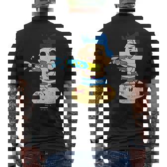 クレヨンしんちゃん カスカベ防衛隊！ウォーター！ 風間くん メンズTシャツ バックプリント - Kawaiitshirt