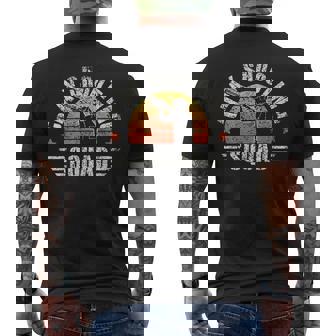 クレー射撃チーム トラップ ピジョン ショットガン からのプル クレー射撃 メンズTシャツ バックプリント - Kawaiitshirt