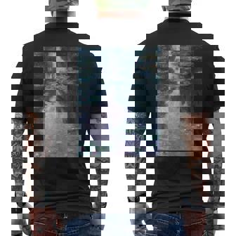 クロード・モネの睡蓮 メンズTシャツ バックプリント - Kawaiitshirt