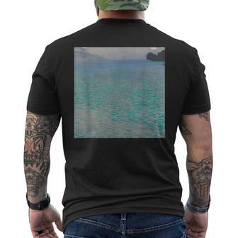グスタフ・クリムトによるアターゼー 1900 メンズTシャツ バックプリント - Kawaiitshirt