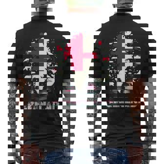 グリーンランドフラッグシャツ、グリーンランドマップ、グリーンランド、レディース、メンズ。 メンズTシャツ バックプリント - Kawaiitshirt