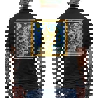 ケアンテリア 星月夜 ケアンテリア メンズTシャツ バックプリント - Kawaiitshirt