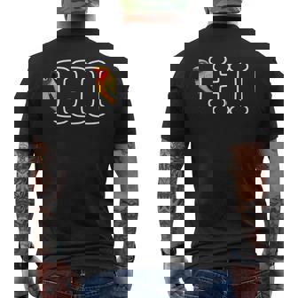 コガネメキシコインコ Hi 鳥 動物 図 バードウォッチング 贈り物 鳥類学者 生物学者 自然科学 メンズTシャツ バックプリント - Kawaiitshirt