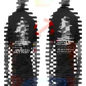 ゴーストバスターズ ハロウィン デザイン Ecto 1 メンズTシャツ バックプリント - Kawaiitshirt