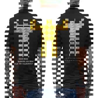 ゴールドライタン F メンズTシャツ バックプリント - Kawaiitshirt