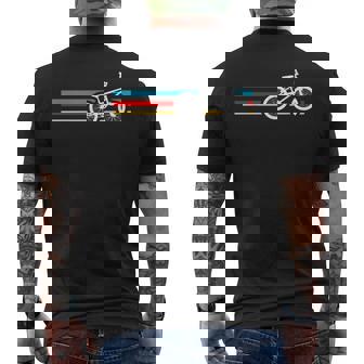 サイクリング Bmx ダウンヒル デザイン レトロ ヴィンテージ Bmx メンズTシャツ バックプリント - Kawaiitshirt