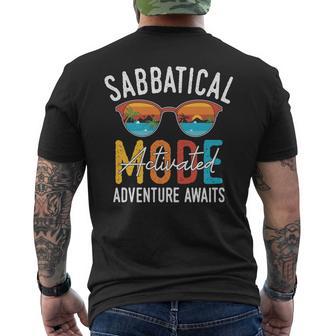 サバティカルモード 有効 ギャップ 年間 休暇 サバティカル 長袖tシャツ メンズTシャツ バックプリント - Kawaiitshirt