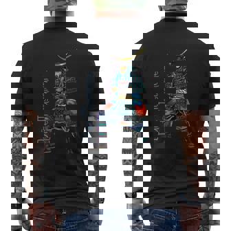 サムライ・ウォリアー 伊達政宗 メンズTシャツ バックプリント - Kawaiitshirt